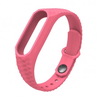 Ремешок для Xiaomi Mi Band 2 wristband Aurora anti-off Pink
